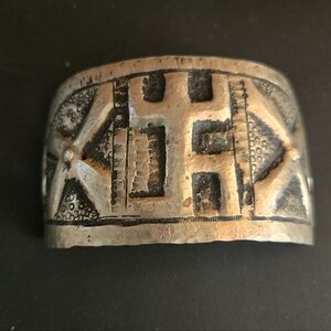 Vintage Cuff Bracelet Upsala Hantverk Swedish Barette